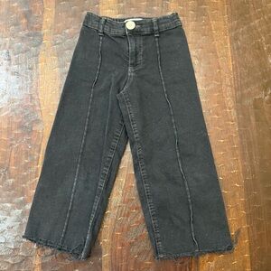 Zara Black Elastic Waist Pants